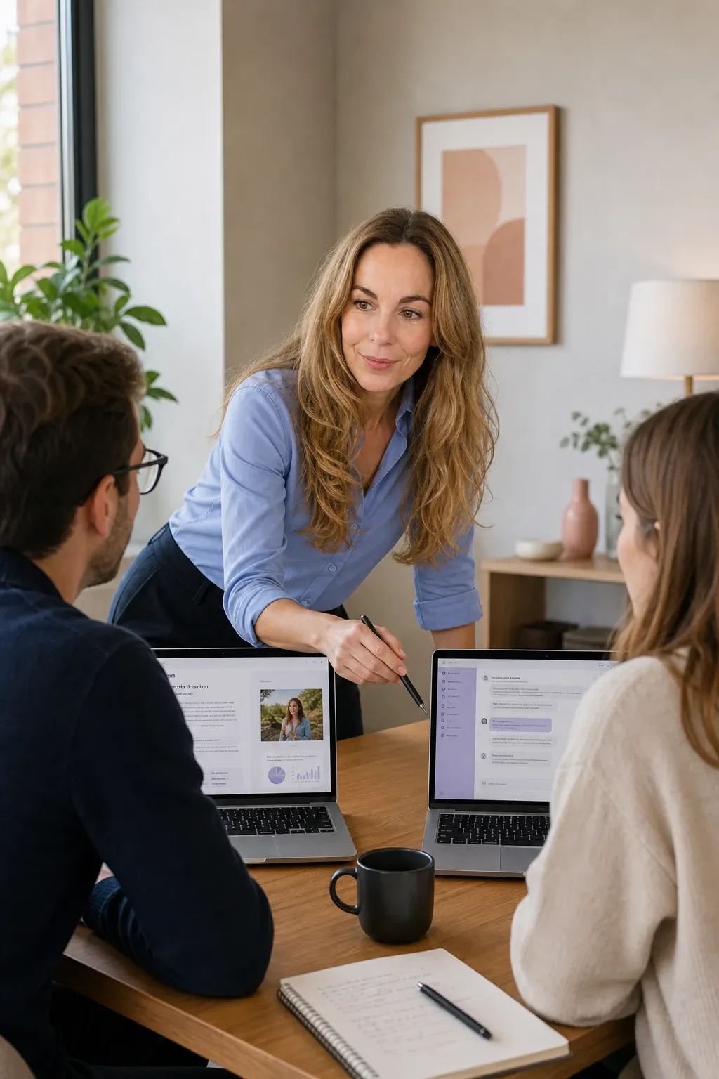 Formatrice IA accompagnant des collaborateurs sur leurs usages métier au quotidien