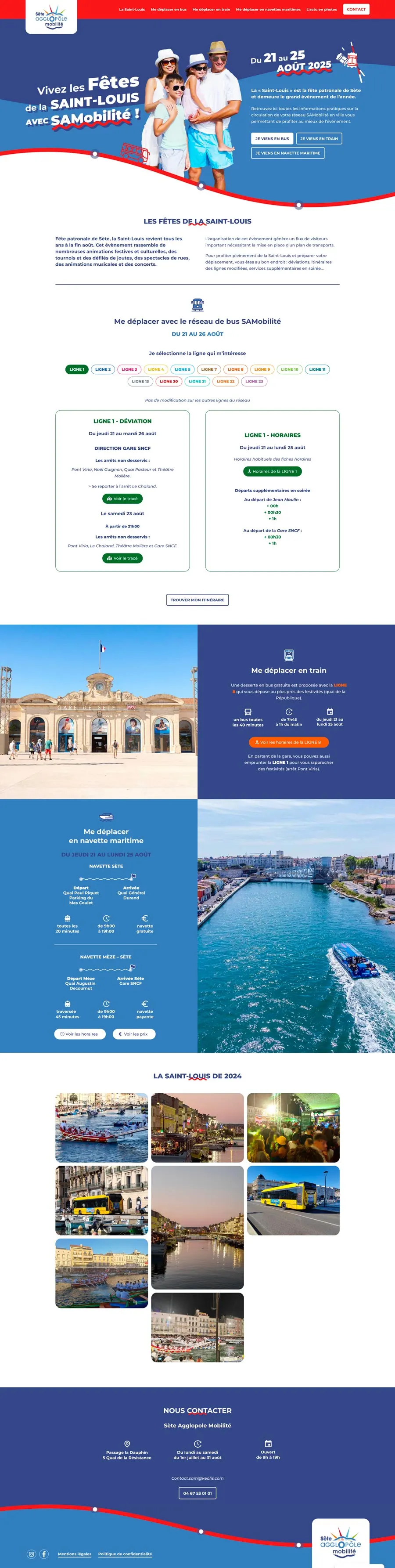 Landing Page « Saint-Louis » — visuel 1