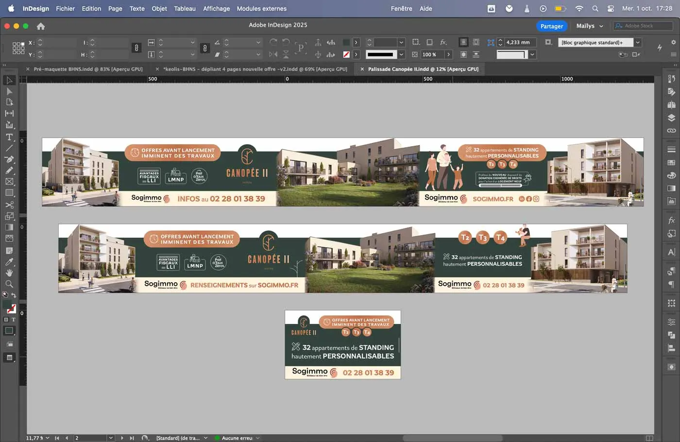 Panneaux promotion immobilière — visuel 1