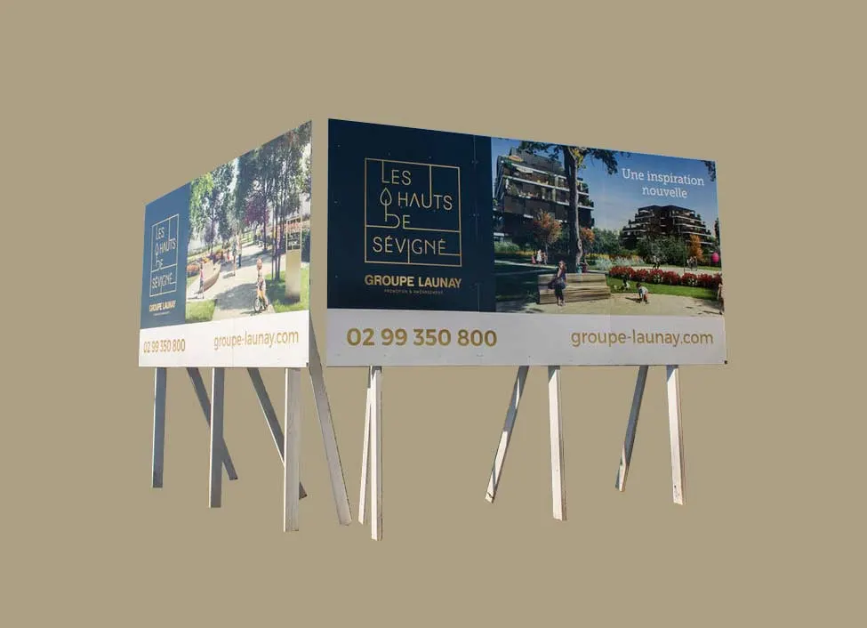 Panneaux promotion immobilière