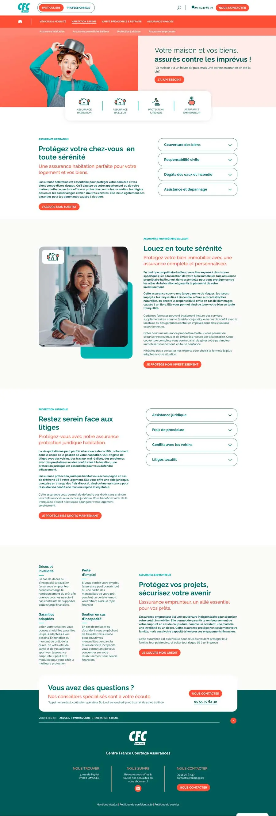 Site internet CFC Limoges — visuel 2