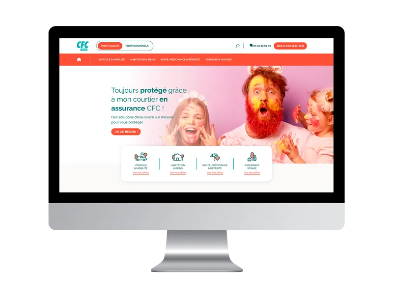 Site internet CFC Limoges — visuel 1